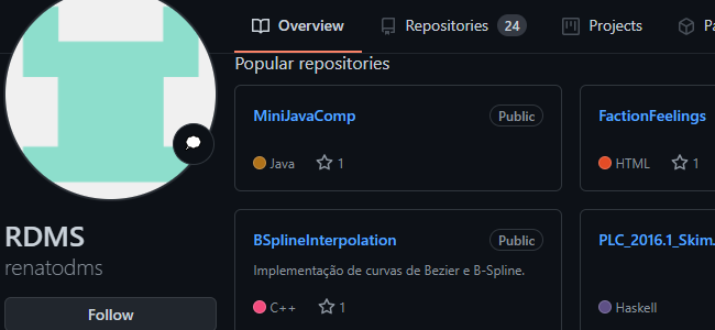 Projetos no GitHub